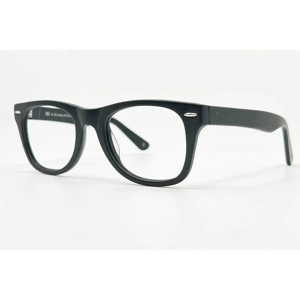 In the eyes of the beholder Eyeglasses Unisex Black Wayfarer 49-20-140 44679
